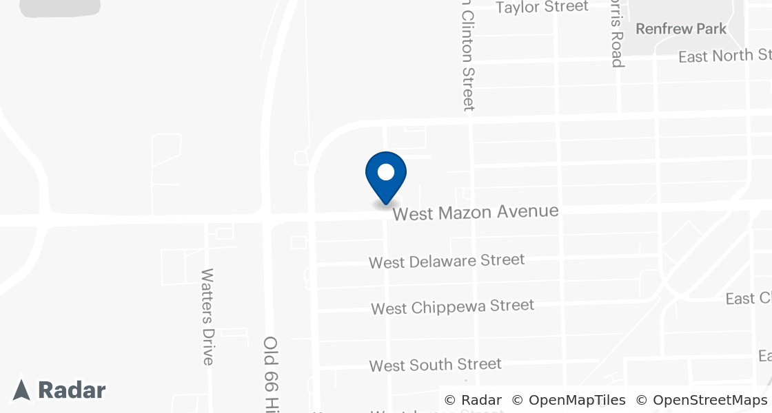 Map of Dairy Queen Location:: 324 W Mazon Ave, Dwight, IL, 60420-1263